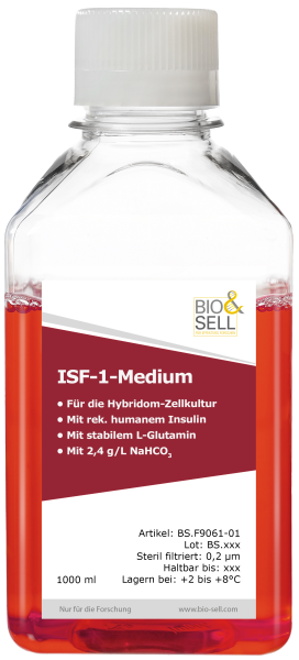 ISF-1 Hybridoma Medium avec glutamine stable, 1 L