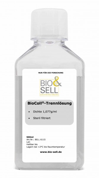 Solución separadora BioColl®, 500 ml