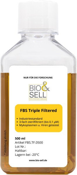 FBS Triple Filtered - Industrial demand, 500 ml