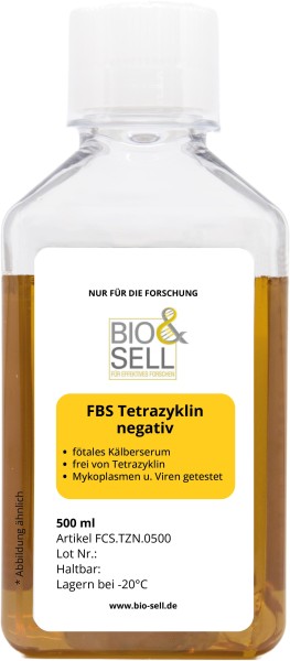 FBS négatif à la tétrazycline, 500 ml