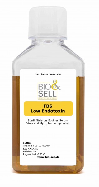 FBS Low Endotoxin, < 10 EU/ml, 100 ml