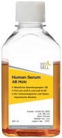 Humant serum AB mann, 500 ml
