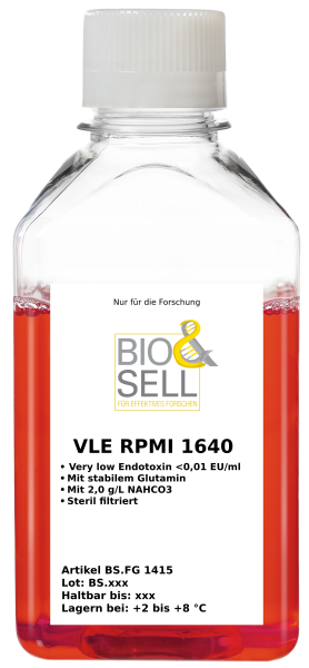 VLE RPMI 1640 con glutamina estable, 500 ml