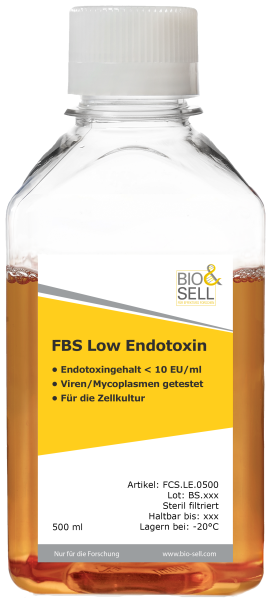 FBS a bassa endotossina, < 10 EU/ml, 500 ml