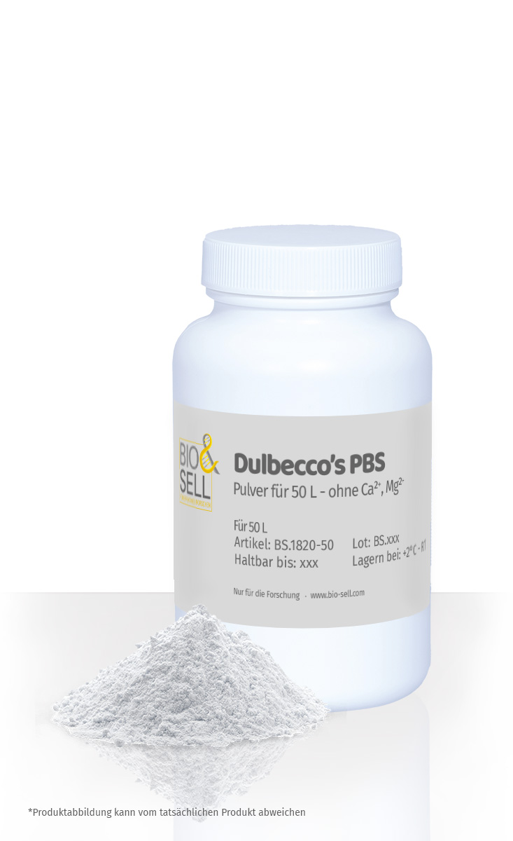 PBS-Pulver für 50 L - ohne Ca2+, Mg2+ | Bio&SELL GmbH