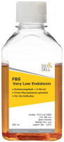 FBS Very Low Endotoxin,< 5 EU/ml, 500 ml