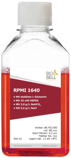 RPMI 1640 avec glutamine stable, 500 ml