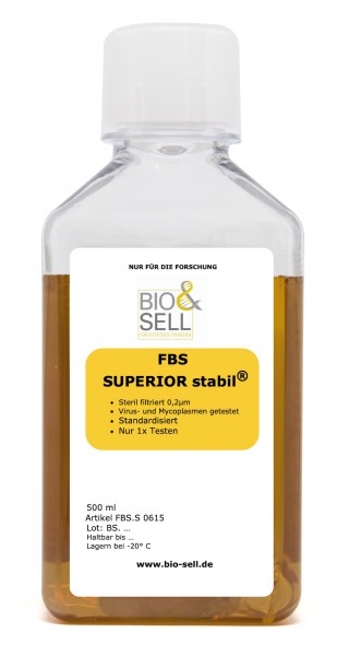 FBS SUPERIOR stabil® Hitzeinaktiviert, 500 ml
