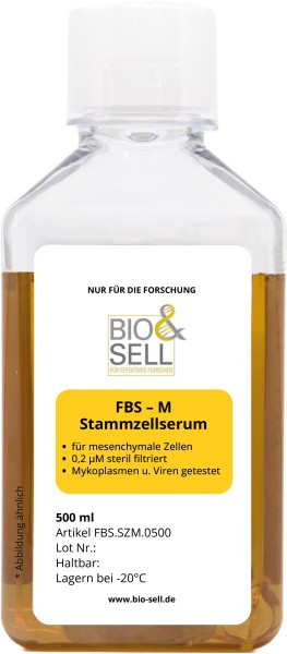 FBS-M Stammzell Serum (mesenchymal), 500 ml