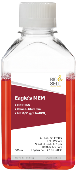 MEM Eagle con sales de Hanks, 500 ml