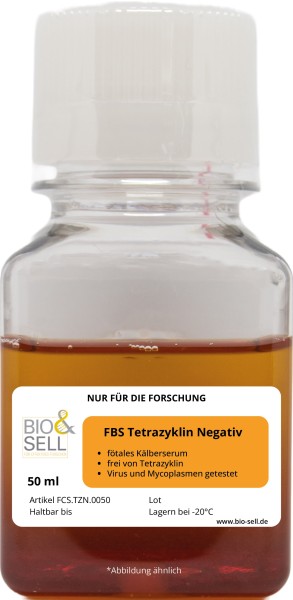 FBS Tetrazycline negativo, 50 ml